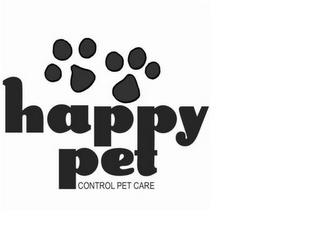 HAPPY PET CONTROL PET CARE trademark