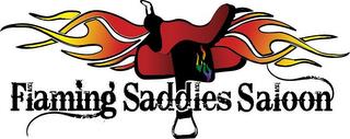 FLAMING SADDLES SALOON trademark