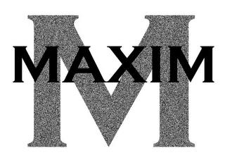 M MAXIM trademark