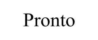 PRONTO trademark