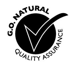 G.O. NATURAL QUALITY ASSURANCE trademark