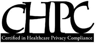 CHPC CERTIFIED IN HEALTHCARE PRIVACY COMPLIANCE trademark