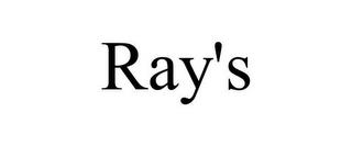 RAY'S trademark