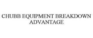 CHUBB EQUIPMENT BREAKDOWN ADVANTAGE trademark