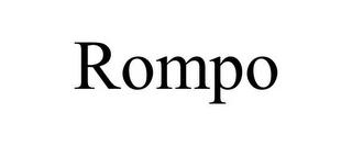 ROMPO trademark