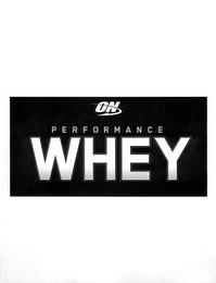 ON PERFORMANCE WHEY trademark