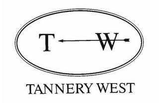 T W TANNERY WEST trademark