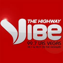 THE HIGHWAY VIBE 99.7 LAS VEGAS 98.1 & 98.9 ON THE HIGHWAY trademark