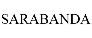 SARABANDA trademark