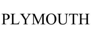 PLYMOUTH trademark