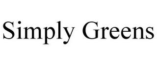 SIMPLY GREENS trademark