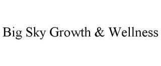 BIG SKY GROWTH & WELLNESS trademark