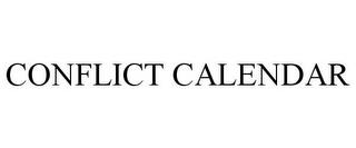 CONFLICT CALENDAR trademark