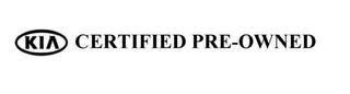 KIA CERTIFIED PRE-OWNED trademark