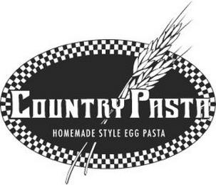 COUNTRY PASTA HOMEMADE STYLE EGG PASTA trademark