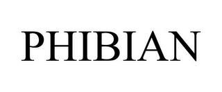 PHIBIAN trademark