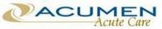 ACUMEN ACUTE CARE trademark