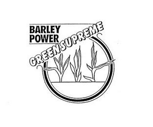 BARLEY POWER GREEN SUPREME trademark