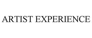 ARTIST EXPERIENCE trademark