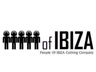 OF IBIZA PEOPLE OF IBIZA CLOTHING COMPANY trademark