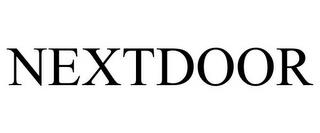 NEXTDOOR trademark