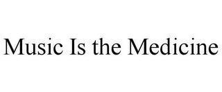 MUSIC IS THE MEDICINE trademark