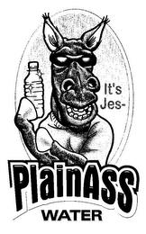 IT'S JES- PLAINASS WATER trademark