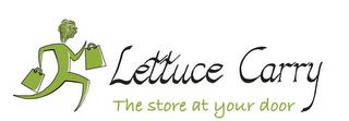 LETTUCE CARRY THE STORE AT YOUR DOOR trademark