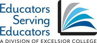 EDUCATORS SERVING EDUCATORS A DIVISION OF EXCELSIOR COLLEGE trademark