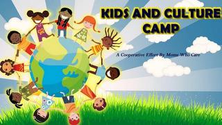 KIDS AND CULTURE CAMP A COOPERATIVE EFFORT BY MOMS WHO CARERT BY MOMS WHO CARE trademark