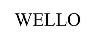 WELLO trademark