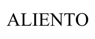 ALIENTO trademark