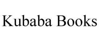 KUBABA BOOKS trademark