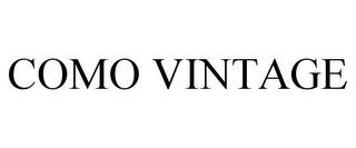 COMO VINTAGE trademark