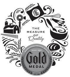 GOLD MEDAL THE MEASURE OF QUALITY GUARANTEED PREMIUM QUALITY SINCE 1880 GOLD MEDAL trademark