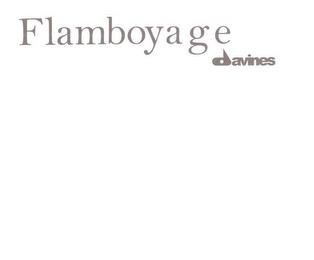 FLAMBOYA G E  DAVINES trademark