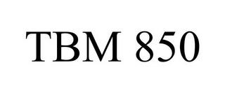 TBM 850 trademark