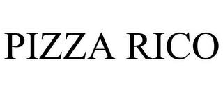 PIZZA RICO trademark