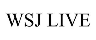 WSJ LIVE trademark