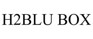 H2BLU BOX trademark