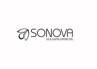 SONOVA GLA SAFFLOWER OIL trademark