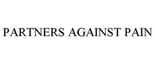 PARTNERS AGAINST PAIN trademark