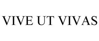 VIVE UT VIVAS trademark