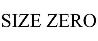 SIZE ZERO trademark