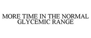 MORE TIME IN THE NORMAL GLYCEMIC RANGE trademark