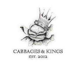 CABBAGES & KINGS EST. 2012 trademark