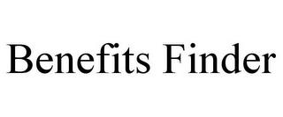 BENEFITS FINDER trademark