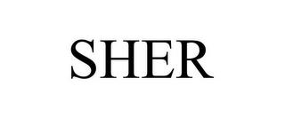 SHER trademark