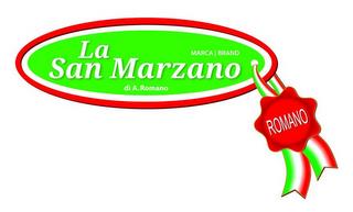 LA SAN MARZANO DI A. ROMANO MARCA BRANDROMANO trademark