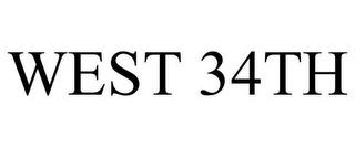 WEST 34TH trademark